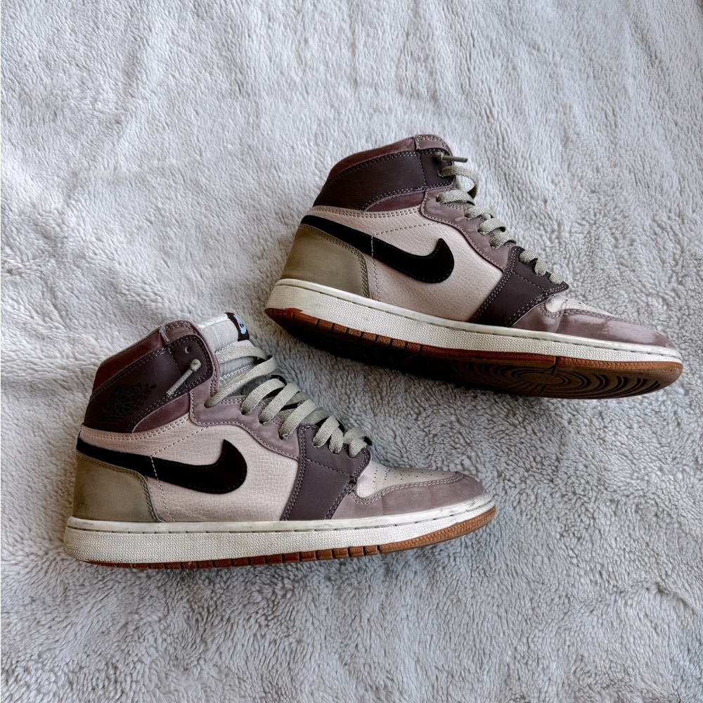 Nike - Pink and Tan Air Jordans Used - Picture 2 of 4